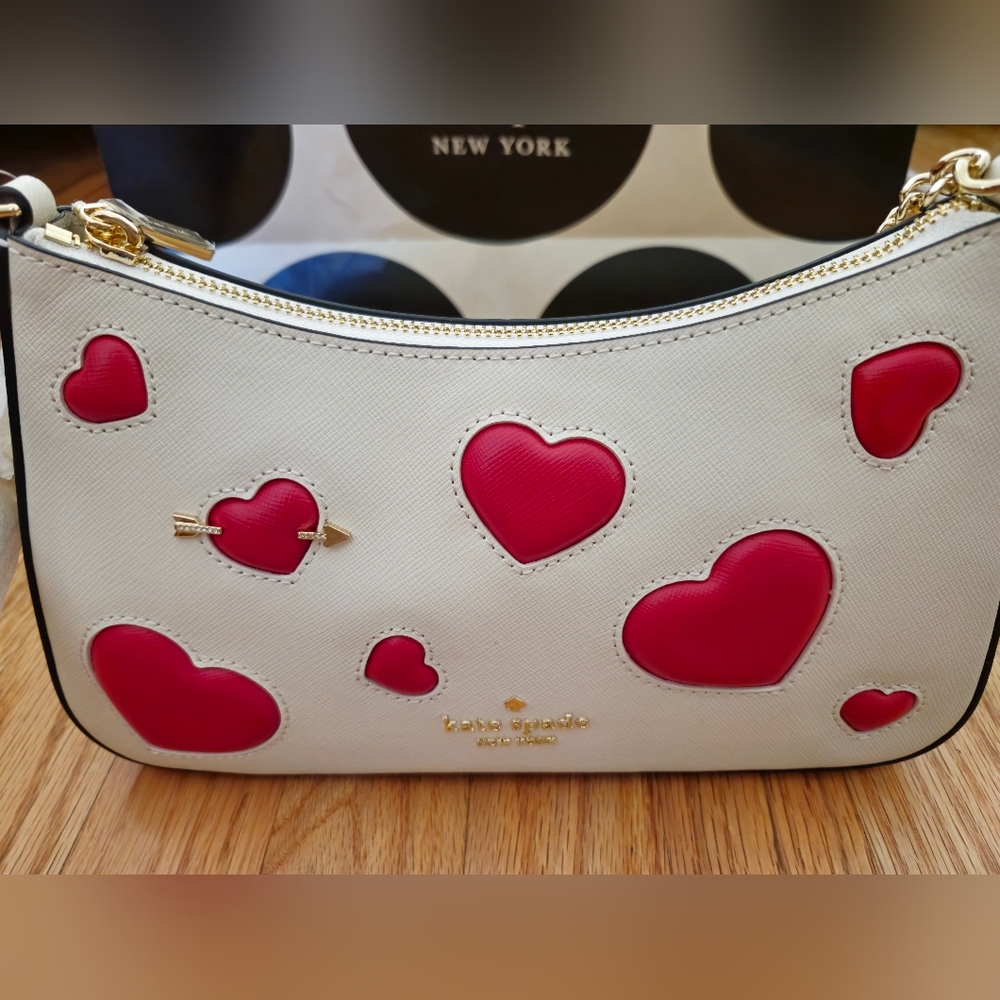 SOLD kate spade NWT Madison Puffy Heart Convertible Crossbody Bag - Picture 3 of 12